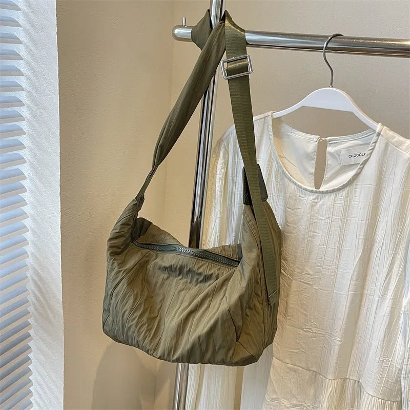 Pleated Dumpling Crossbody BagBag