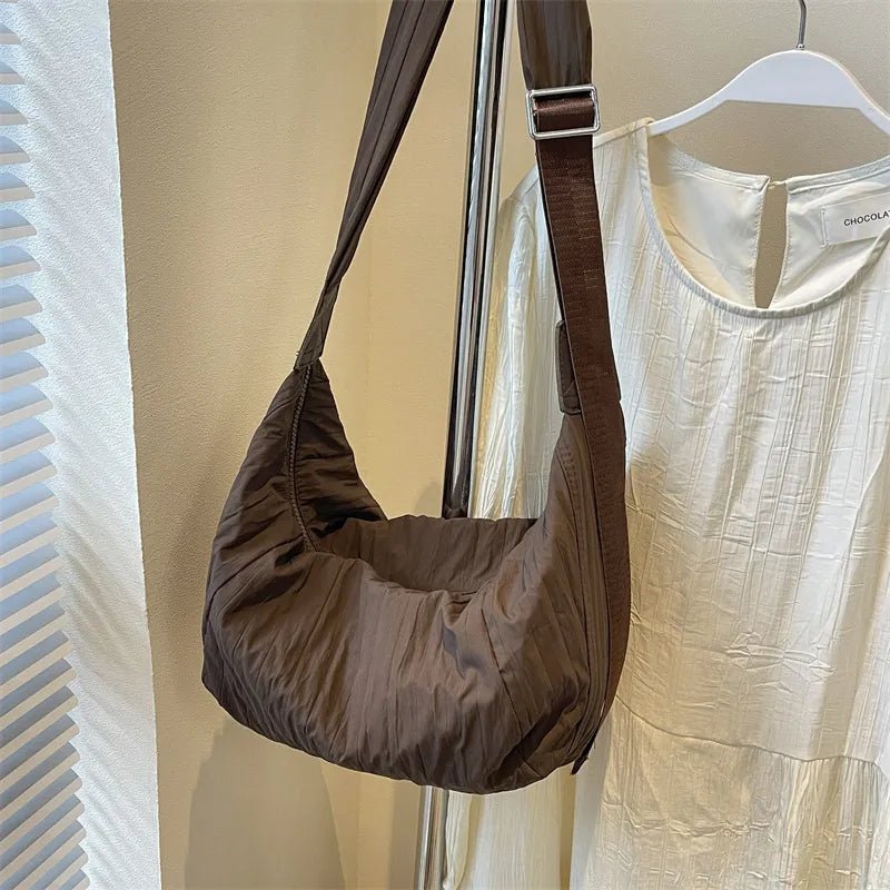 Pleated Dumpling Crossbody BagBag