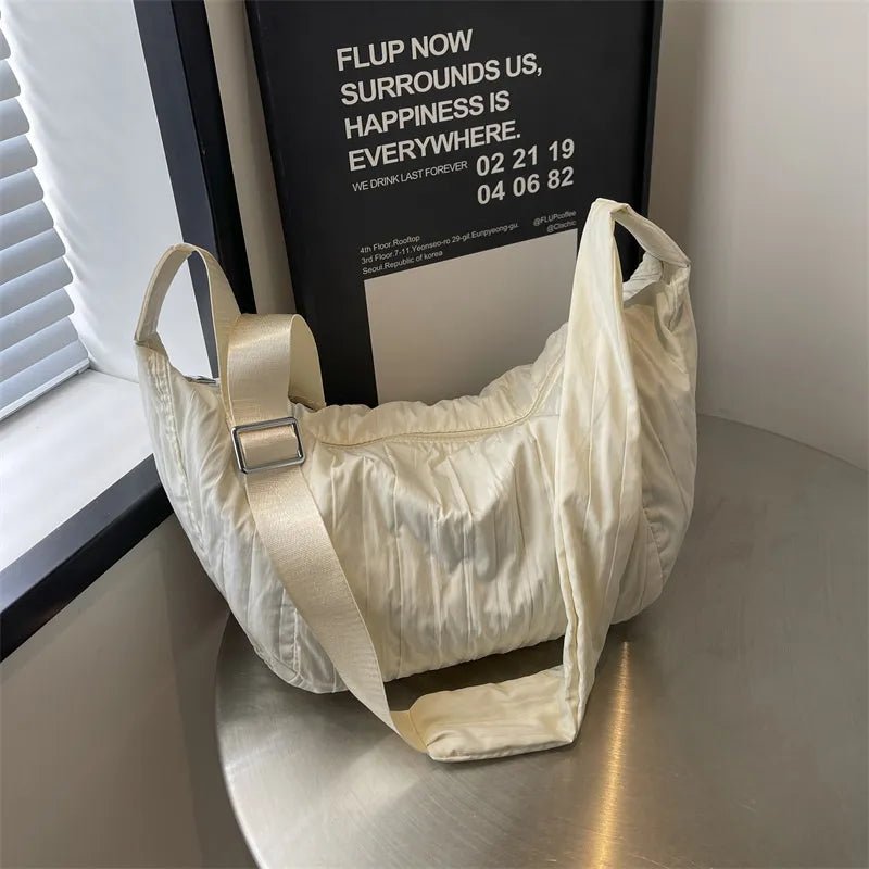 Pleated Dumpling Crossbody BagBag
