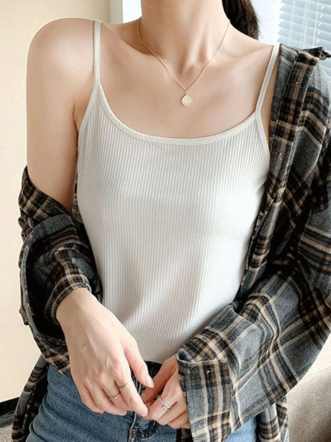 Plus Size Scoop Neck Cami Top