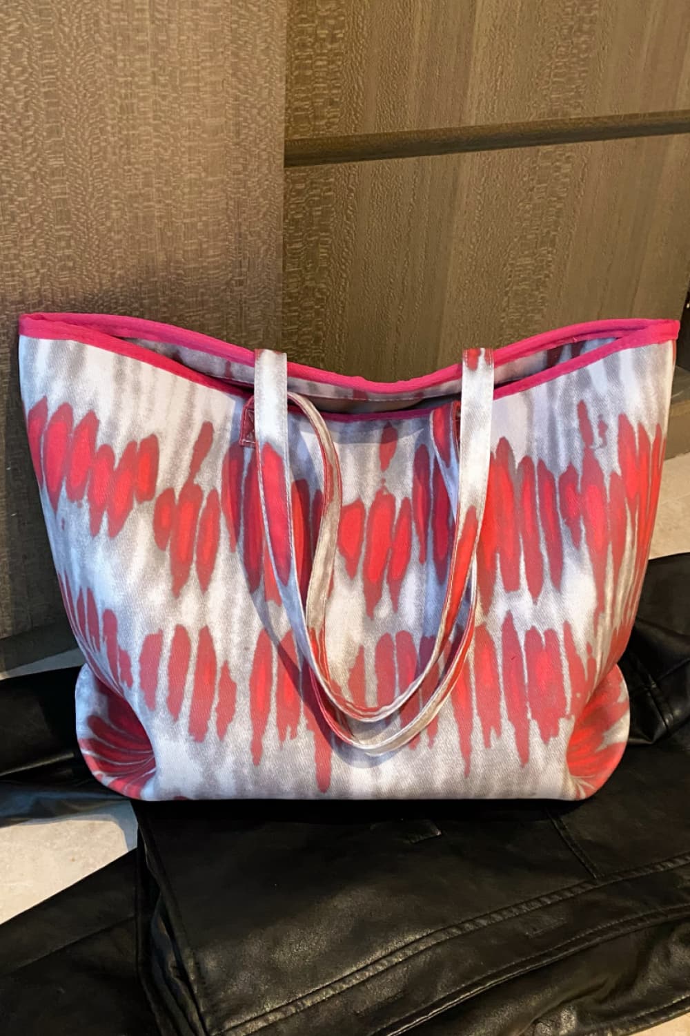 Printed PU Leather Tote BagBag