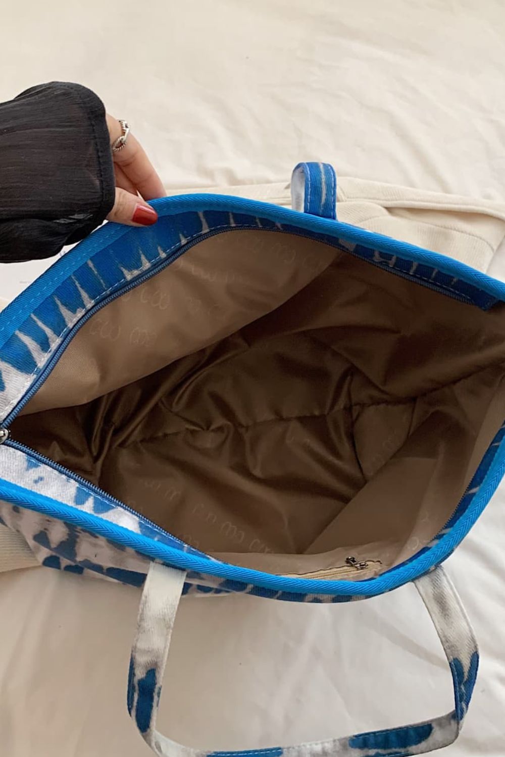 Printed PU Leather Tote BagBag