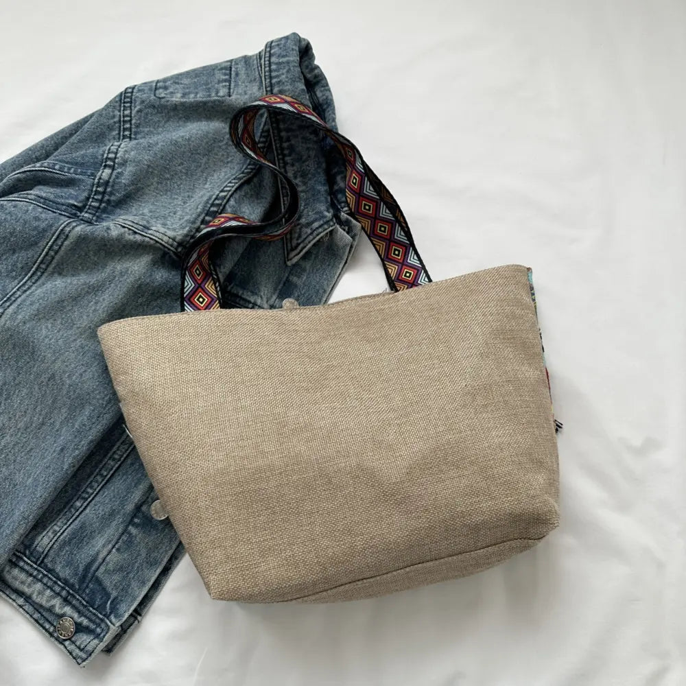 Printed Tassel Detail Tote BagBag