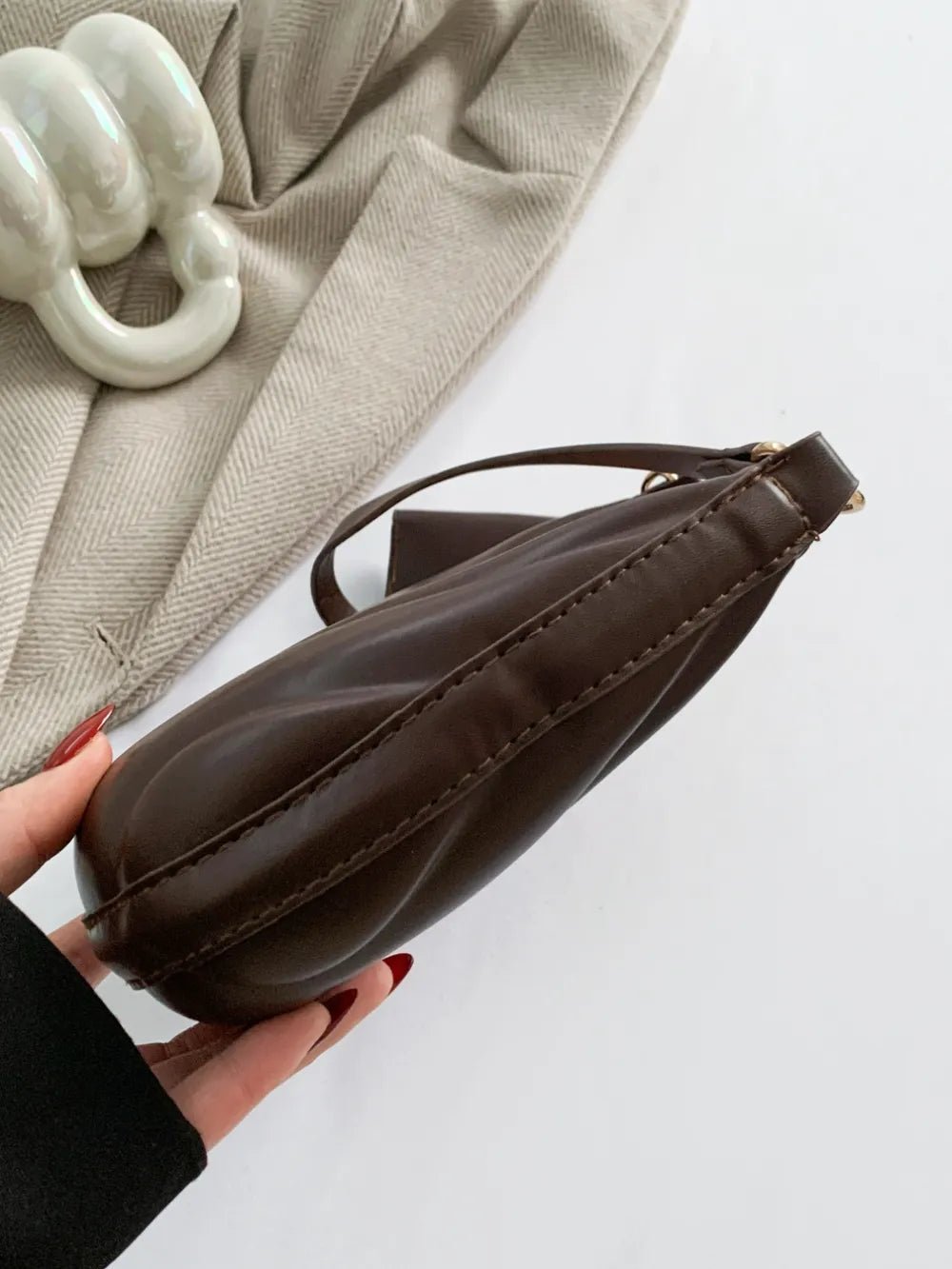 PU Leather Shoulder Bag with EarPods BagBag
