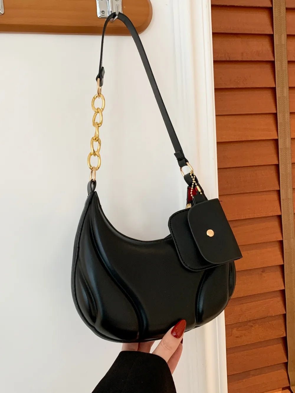 PU Leather Shoulder Bag with EarPods BagBag
