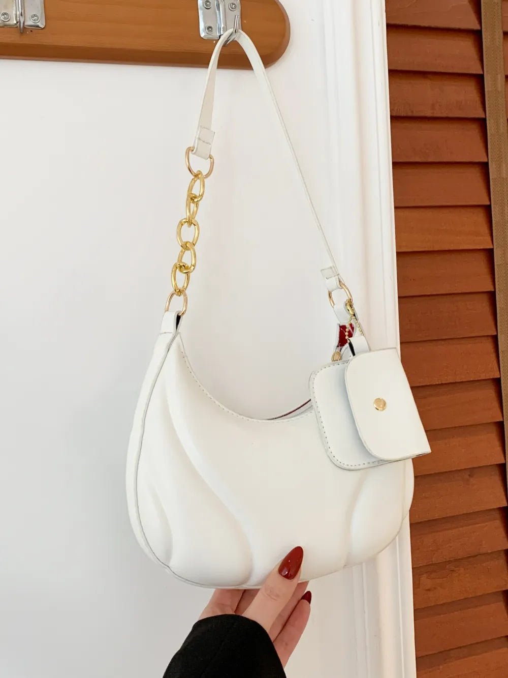PU Leather Shoulder Bag with EarPods BagBag