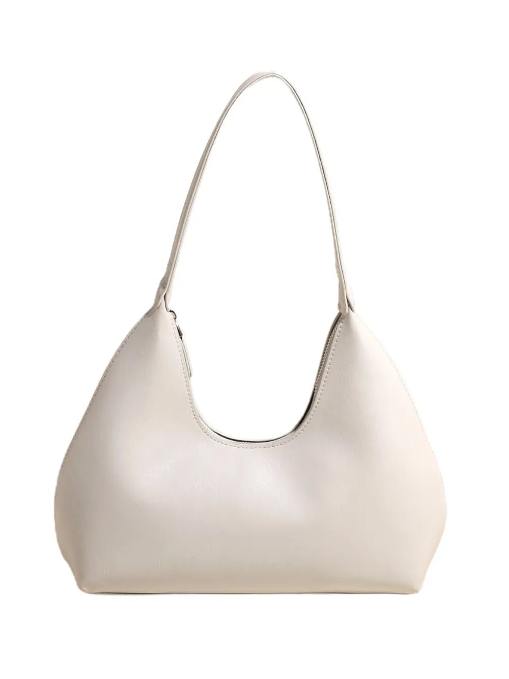 PU Leather Shoulder Bag with ZipBag