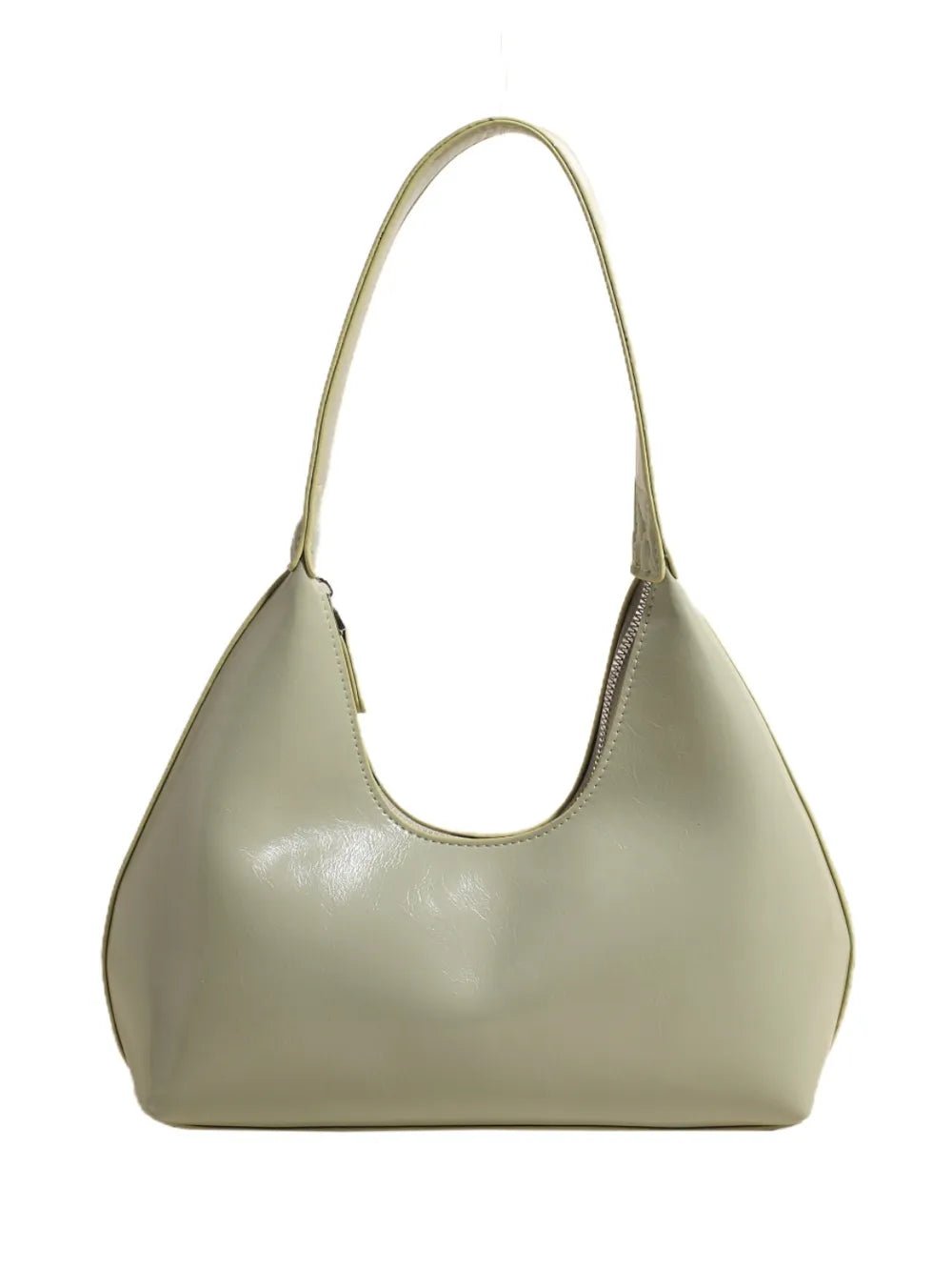 PU Leather Shoulder Bag with ZipBag