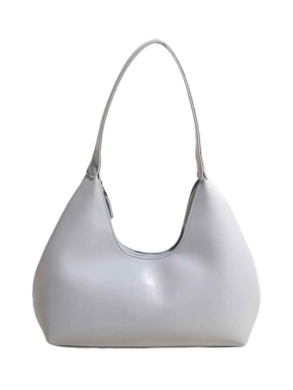 PU Leather Shoulder Bag with ZipBag
