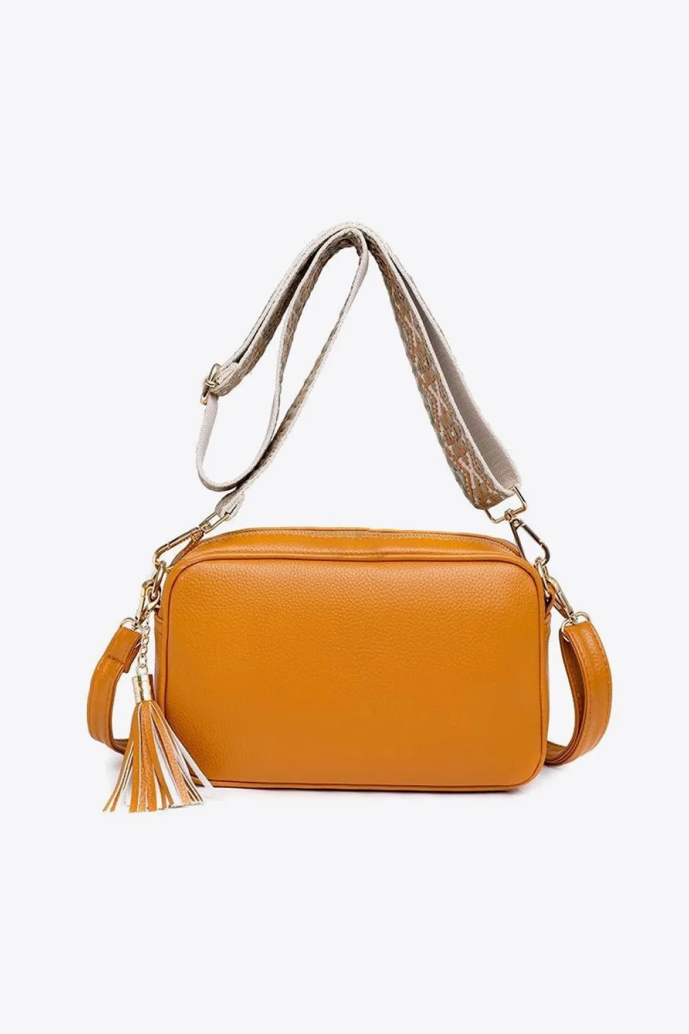 PU Leather Tassel Crossbody BagBag