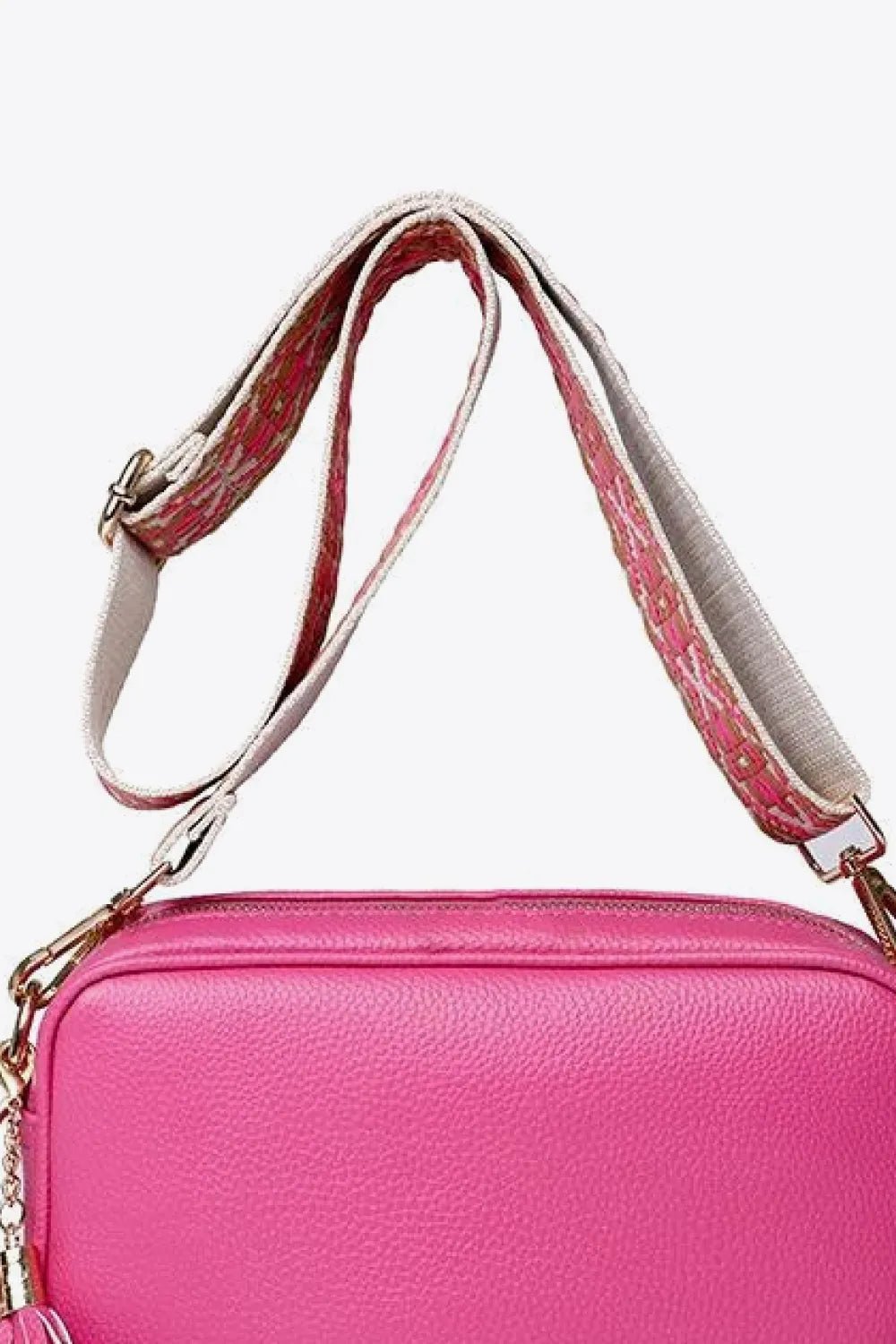 PU Leather Tassel Crossbody BagBag