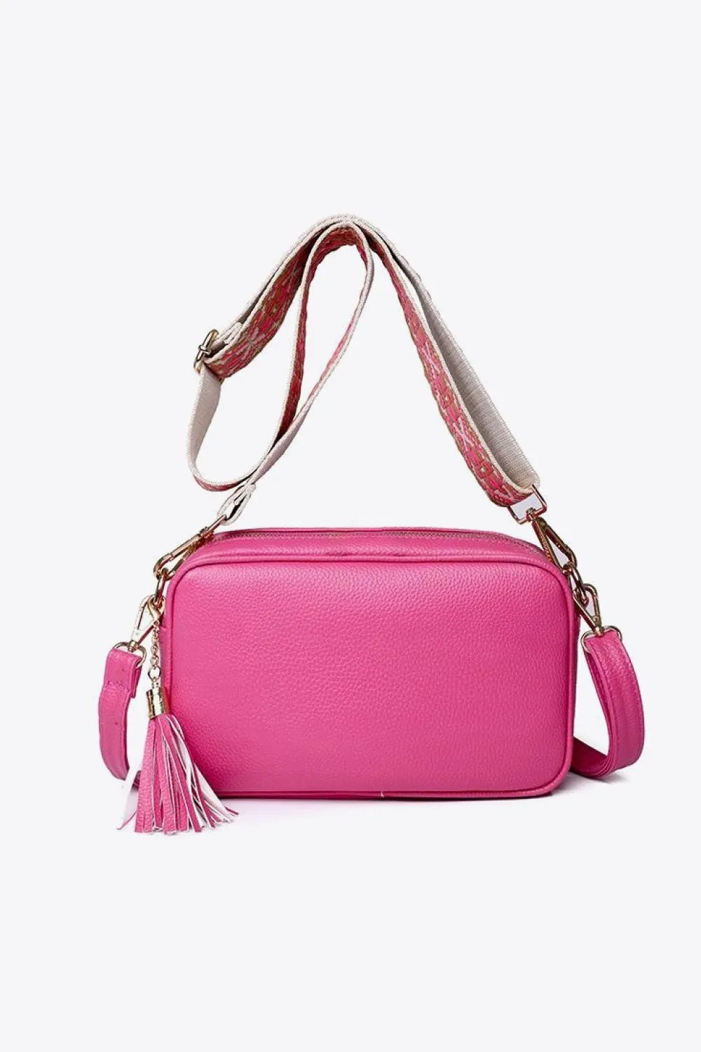 PU Leather Tassel Crossbody BagBag