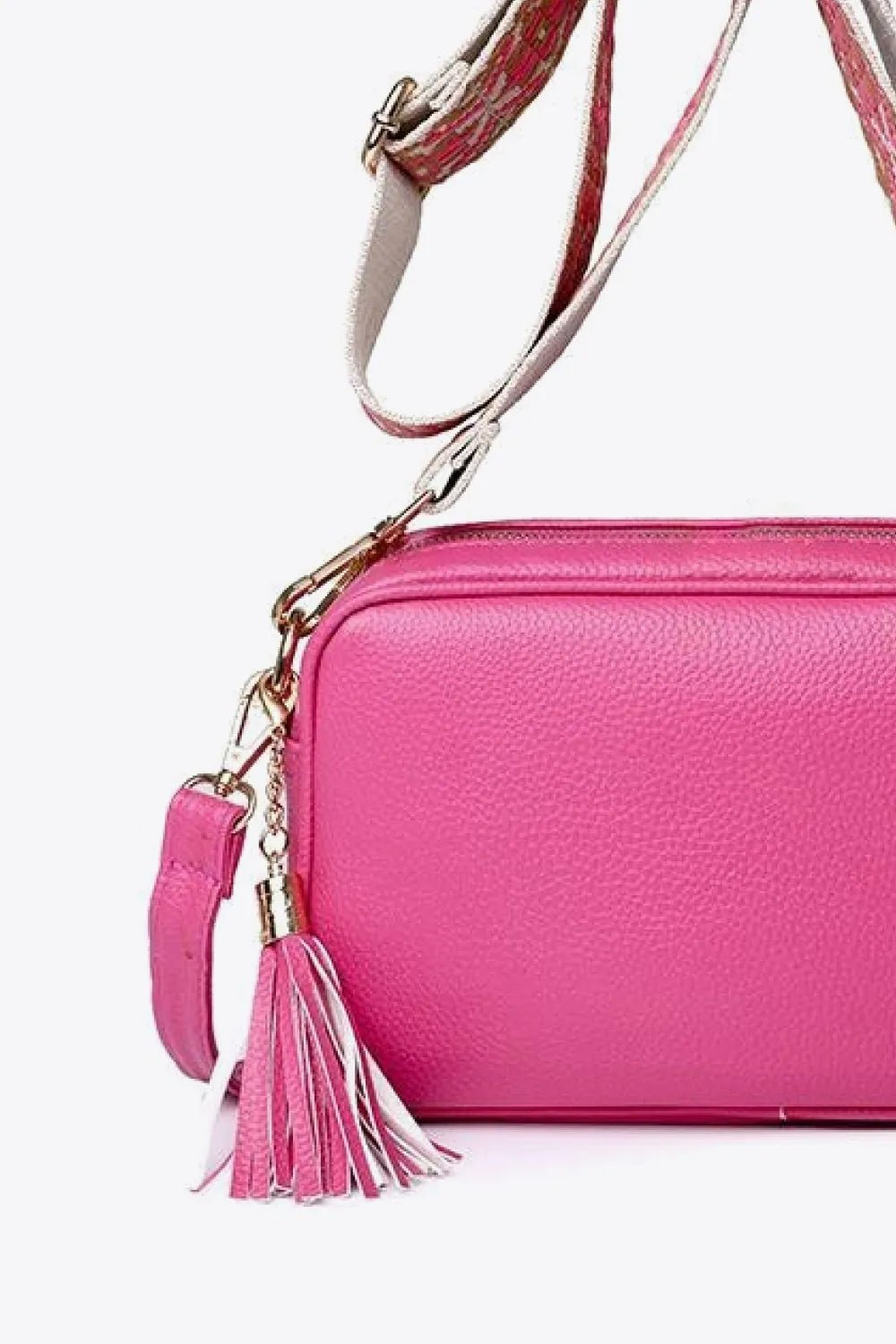 PU Leather Tassel Crossbody BagBag