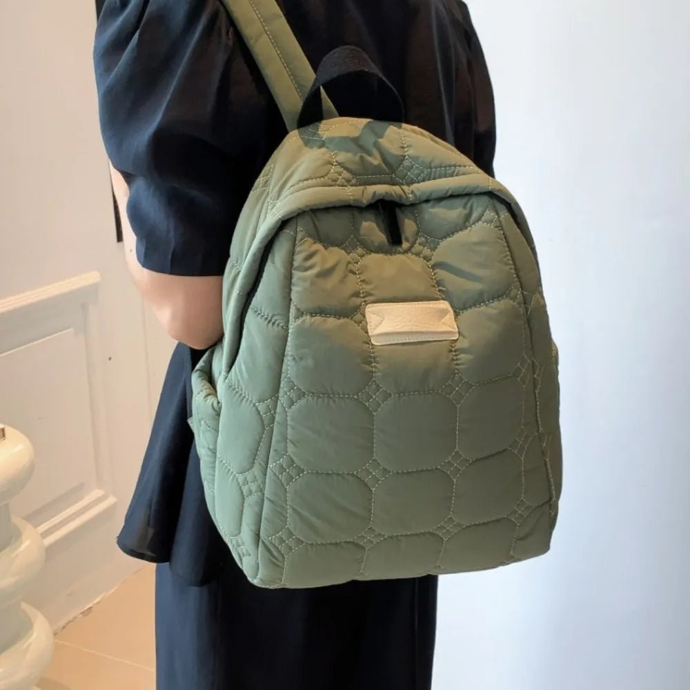 Quilted Polyester Backpack BagBag