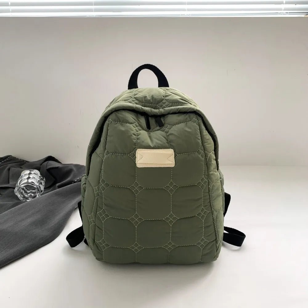 Quilted Polyester Backpack BagBag