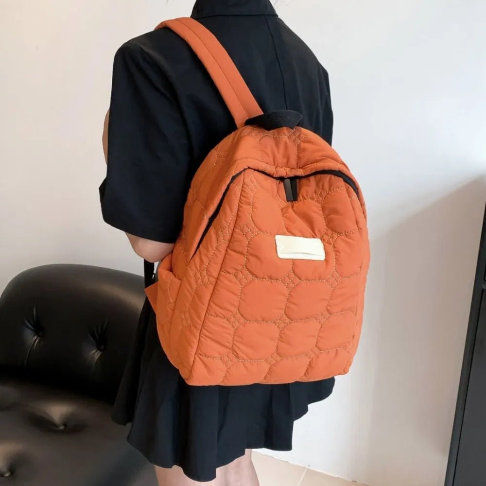 Quilted Polyester Backpack BagBag