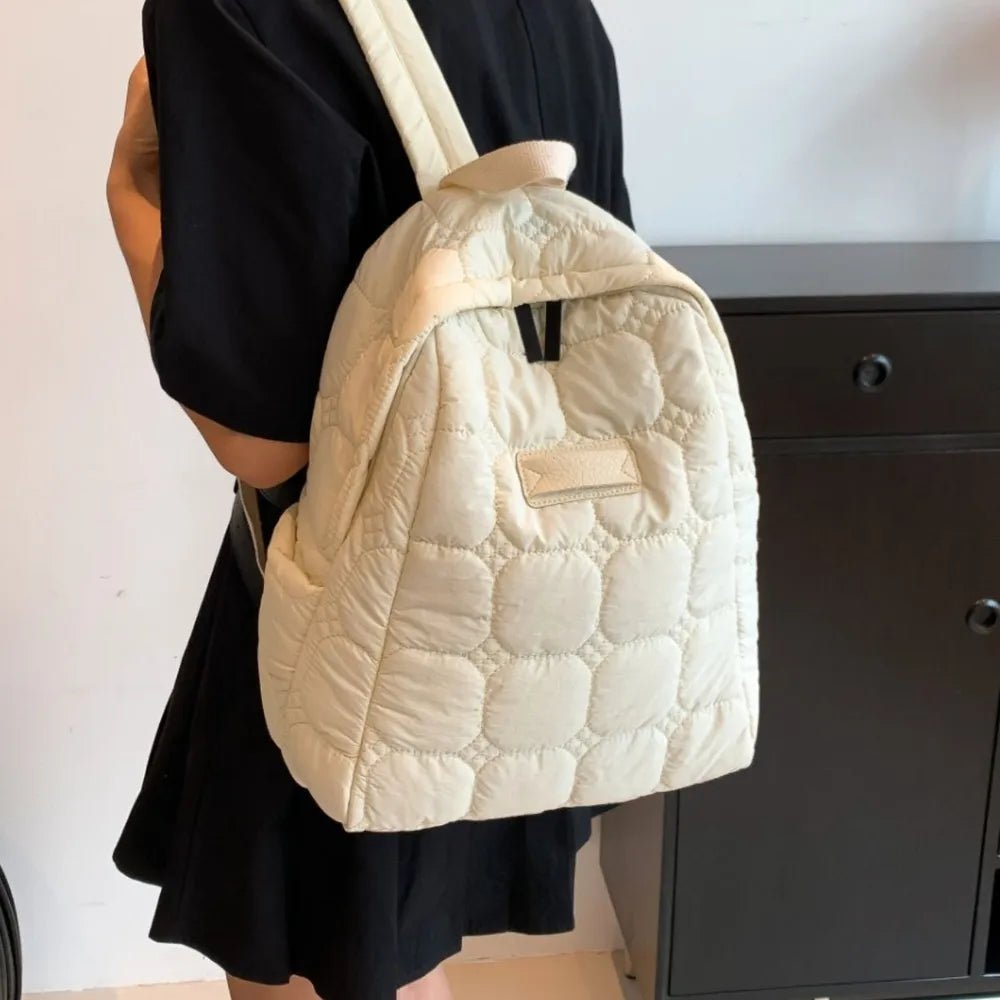 Quilted Polyester Backpack BagBag