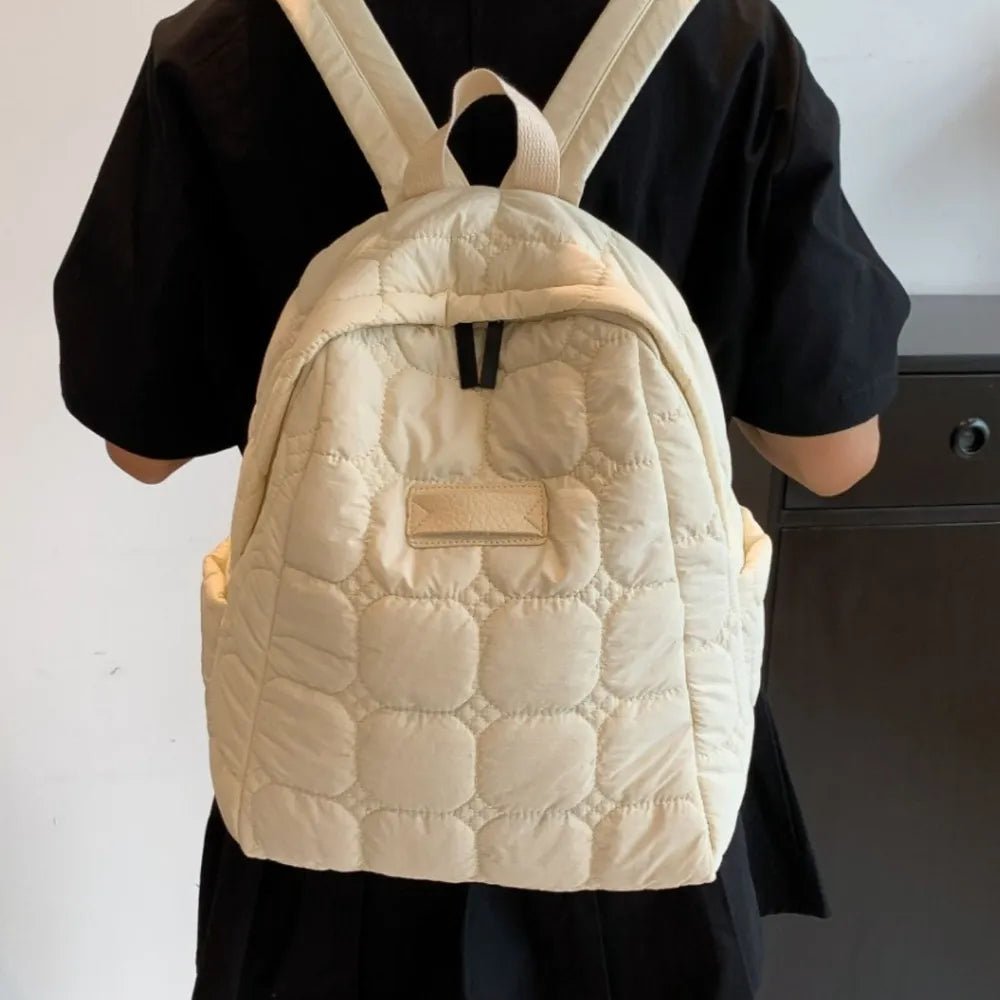 Quilted Polyester Backpack BagBag