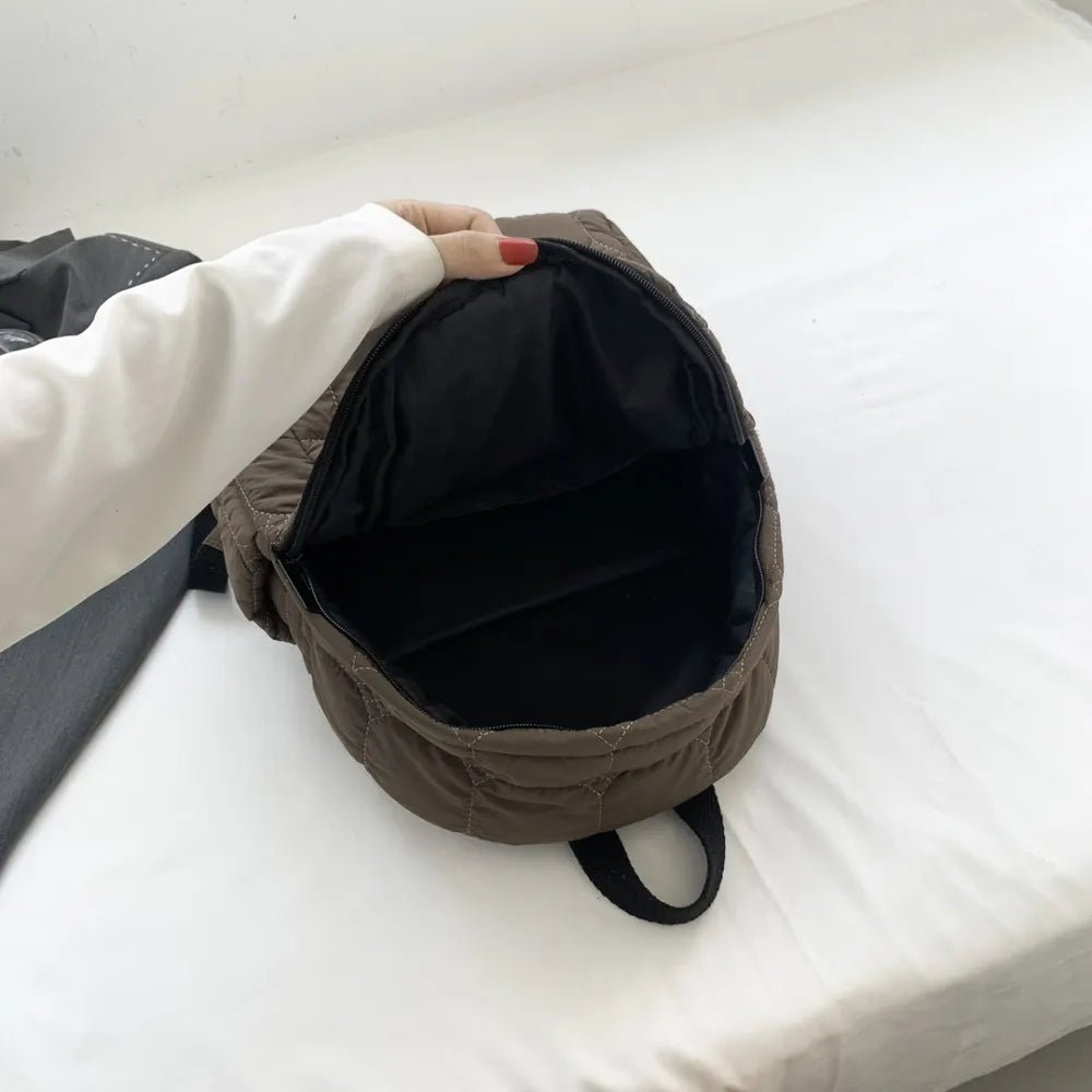 Quilted Polyester Backpack BagBag