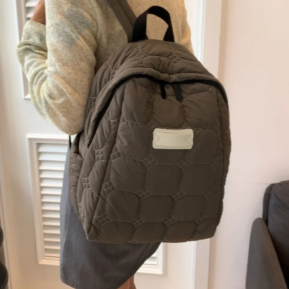 Quilted Polyester Backpack BagBag