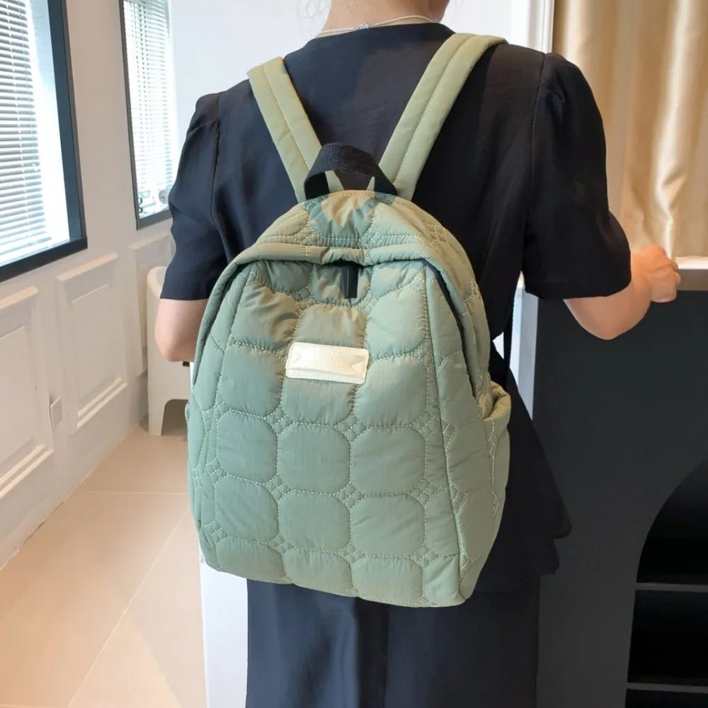 Quilted Polyester Backpack BagBag