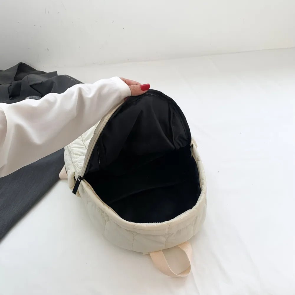 Quilted Polyester Backpack BagBag