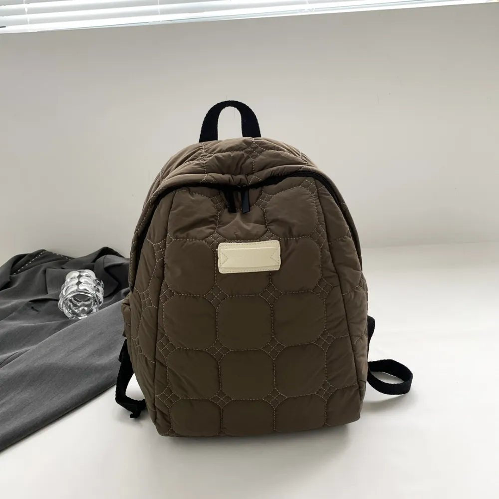 Quilted Polyester Backpack BagBag