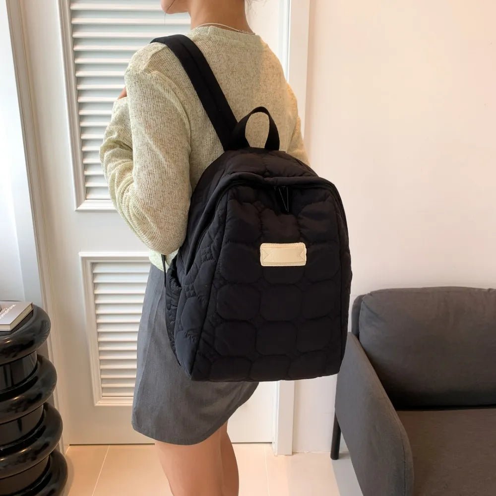 Quilted Polyester Backpack BagBag