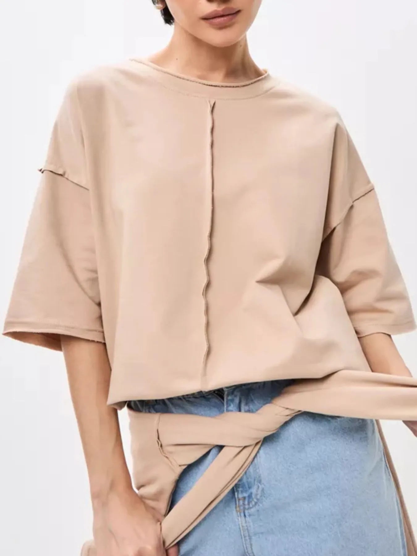 Round Neck Half Sleeve T-Shirt