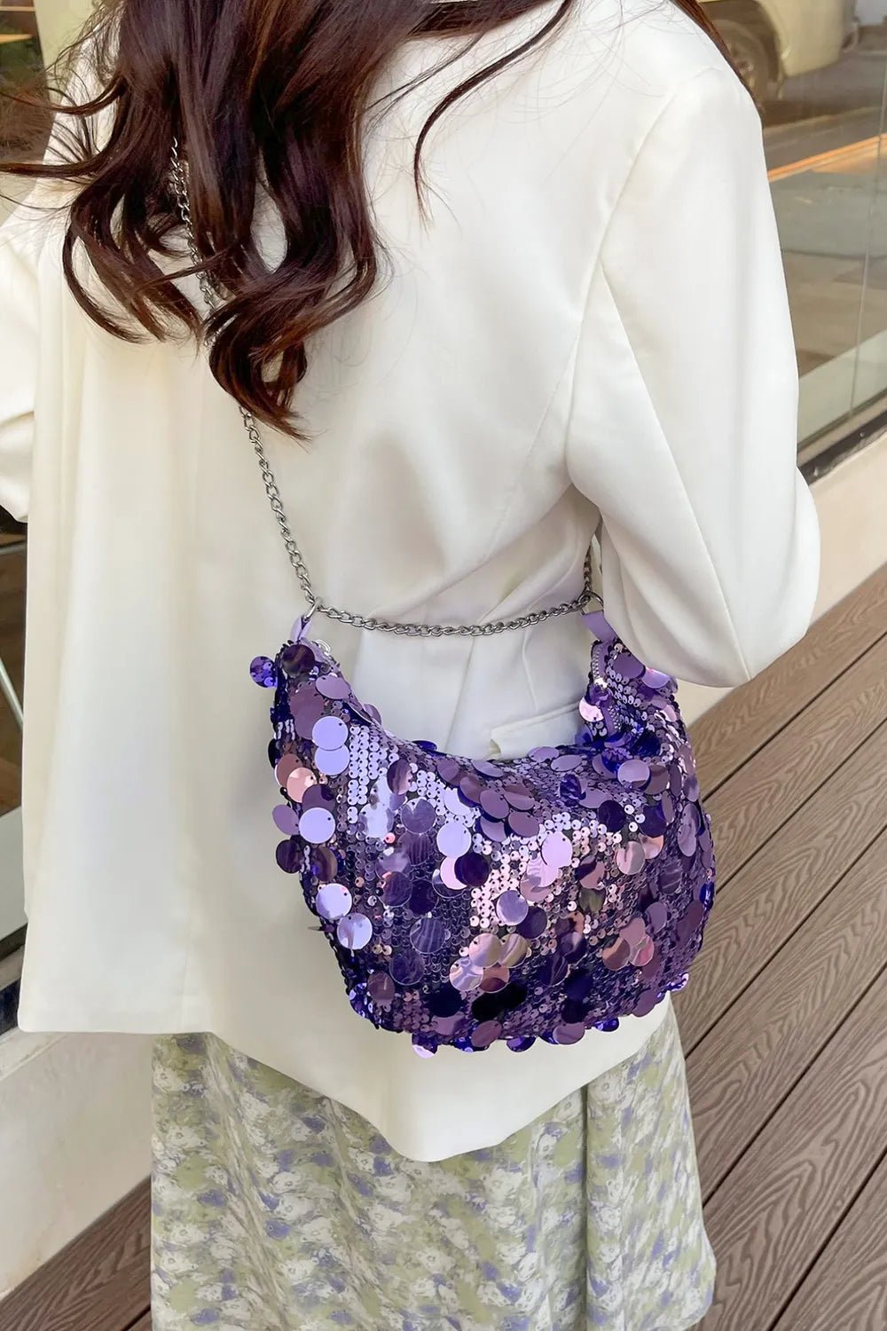 Sequin Chain Crossbody BagBag