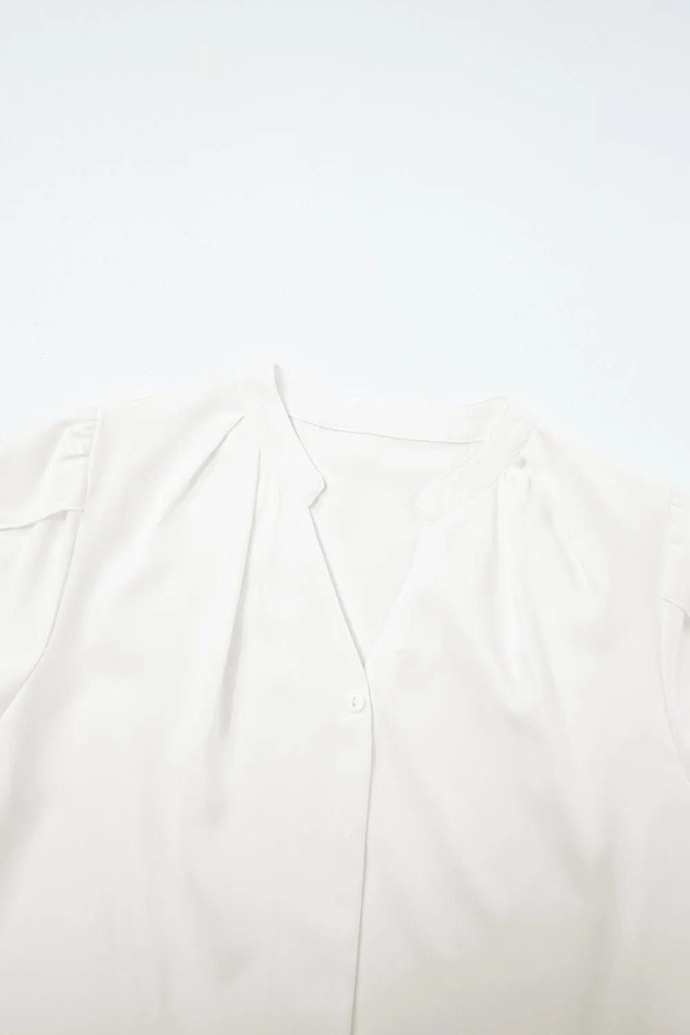 Short Sleeve Notched Blouse