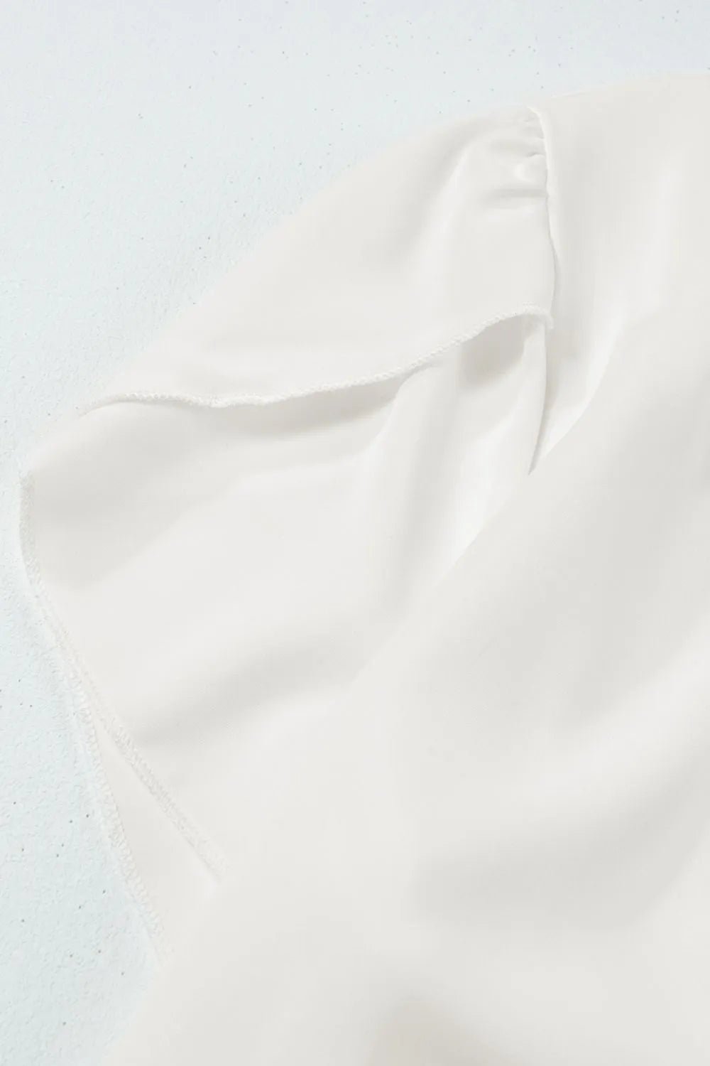 Short Sleeve Notched Blouse