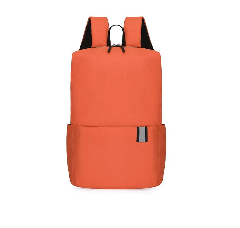 Solid Color Nylon Backpack BagBag