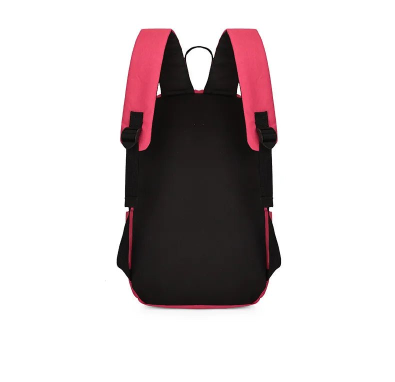Solid Color Nylon Backpack BagBag