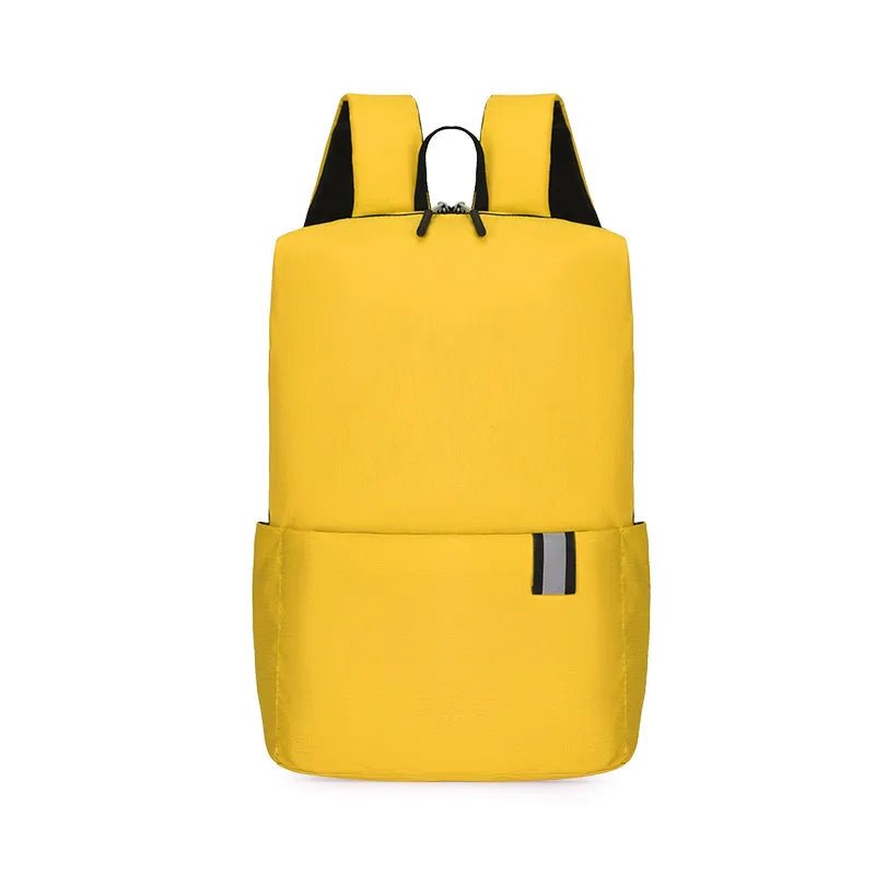 Solid Color Nylon Backpack BagBag