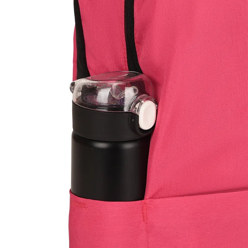 Solid Color Nylon Backpack BagBag