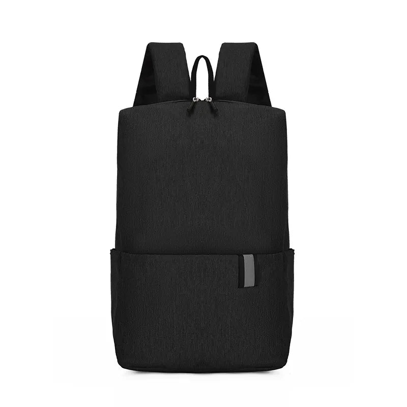 Solid Color Nylon Backpack BagBag