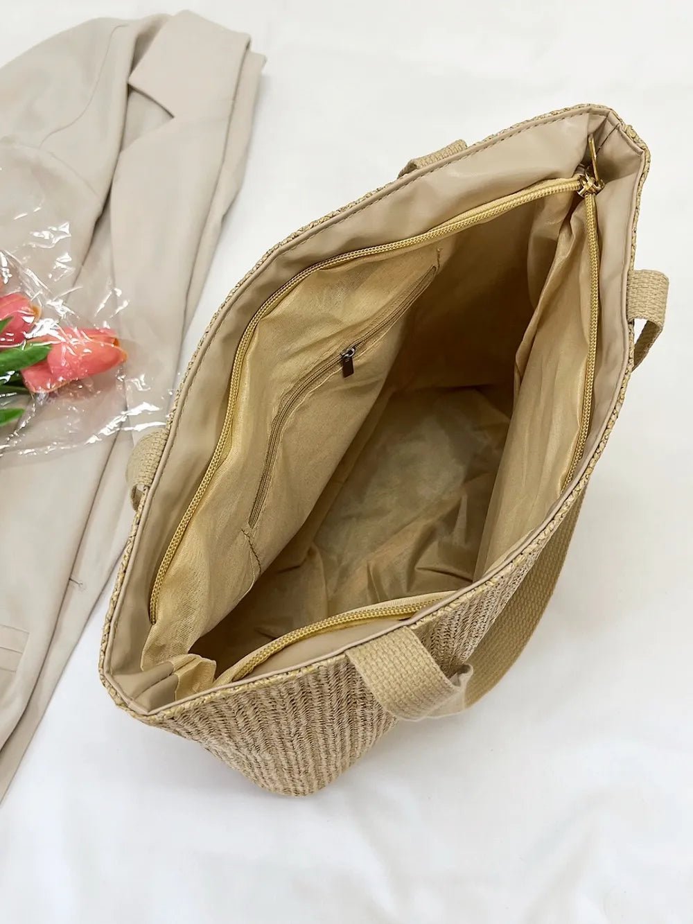 Straw Woven Tote BagBag