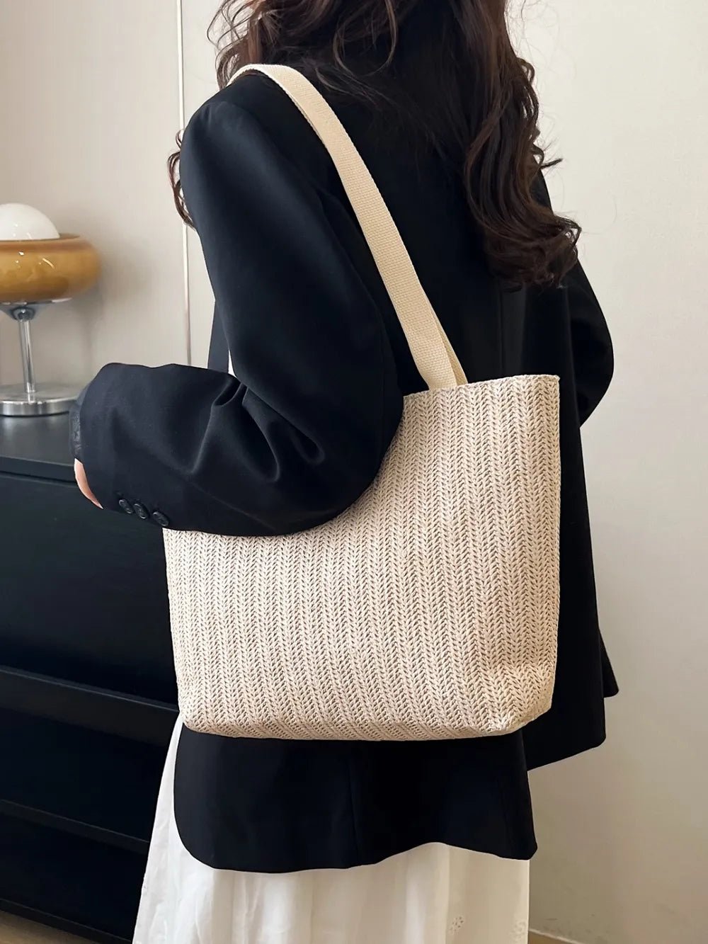 Straw Woven Tote BagBag