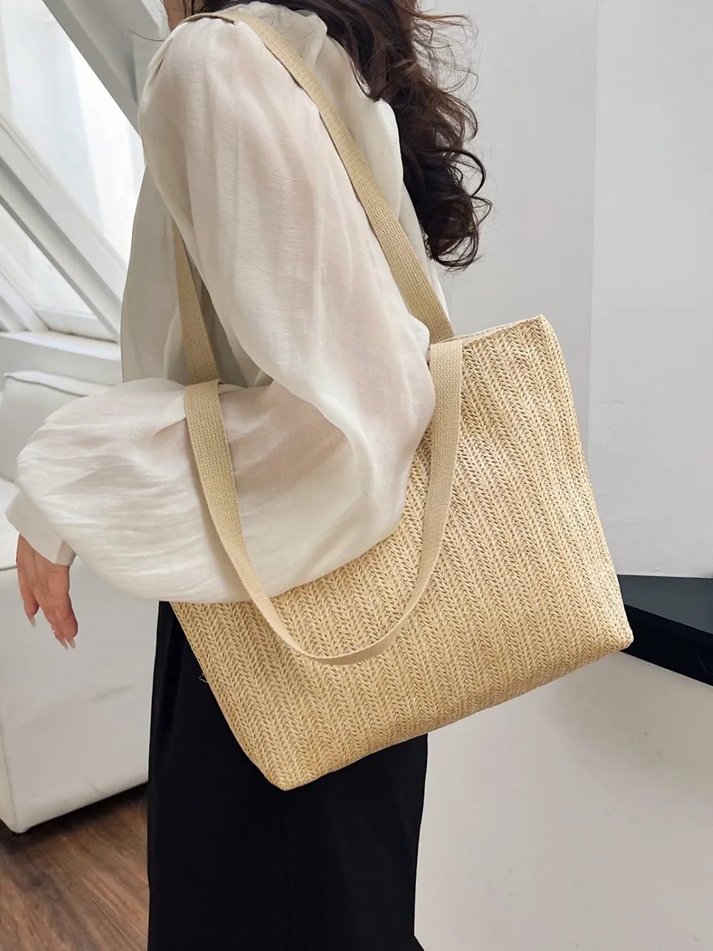 Straw Woven Tote BagBag