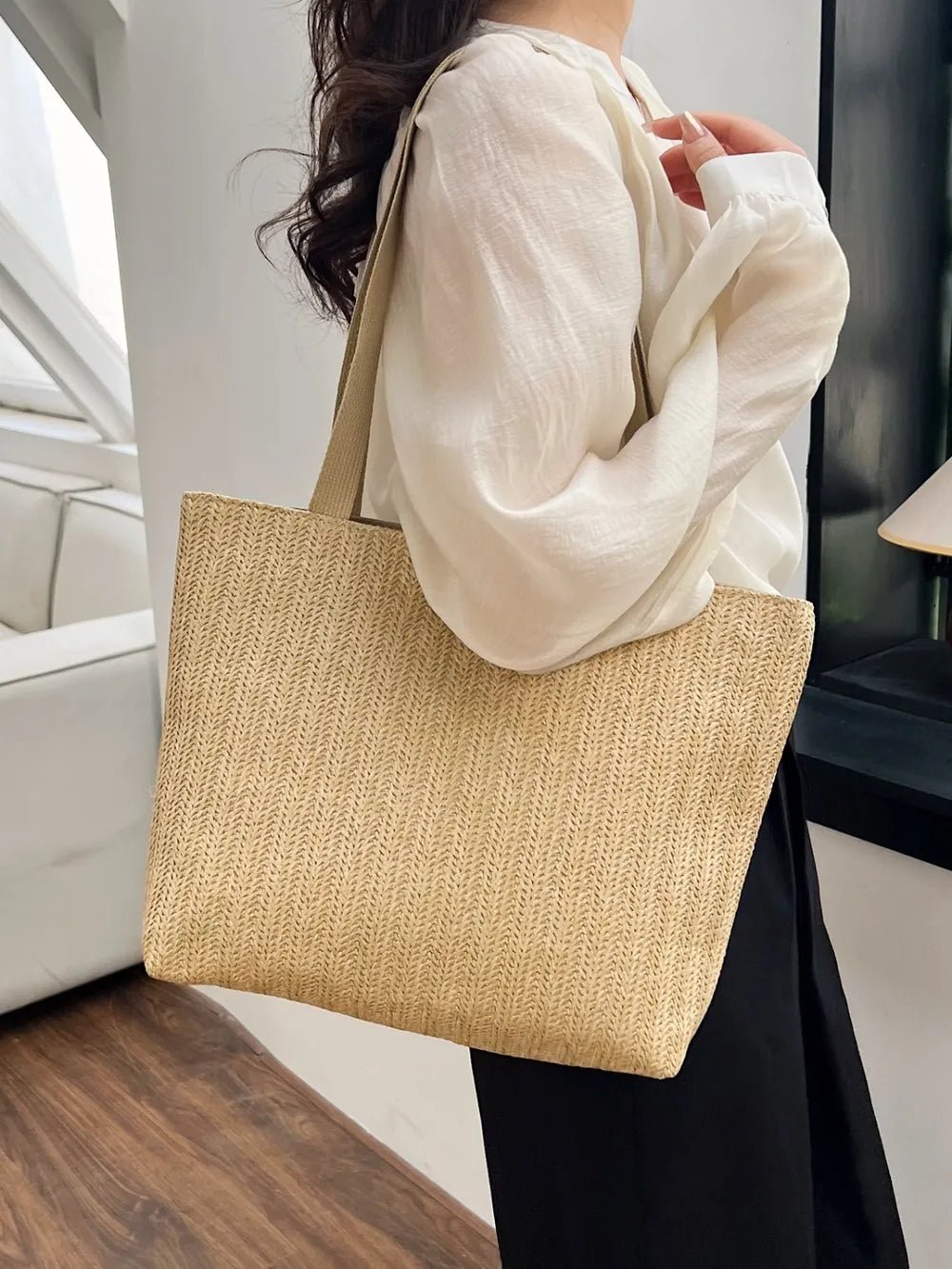 Straw Woven Tote BagBag
