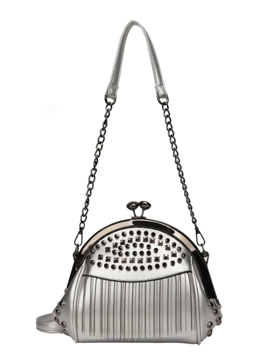 Studded Fringe Crossbody BagBag