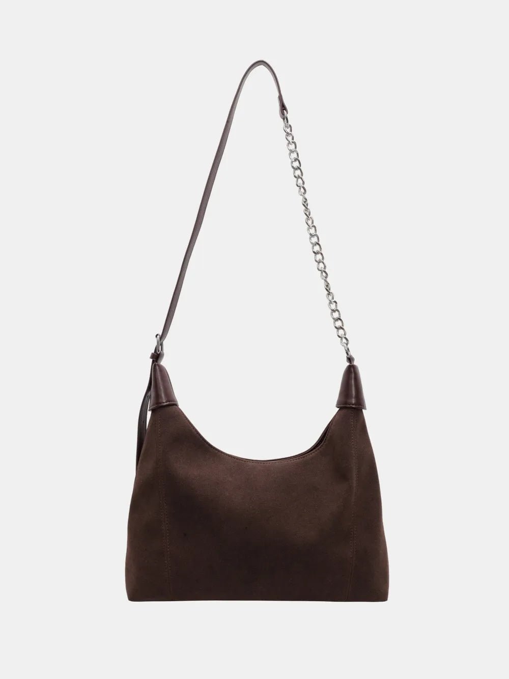 Suede Adjustable Strap Shoulder BagBag