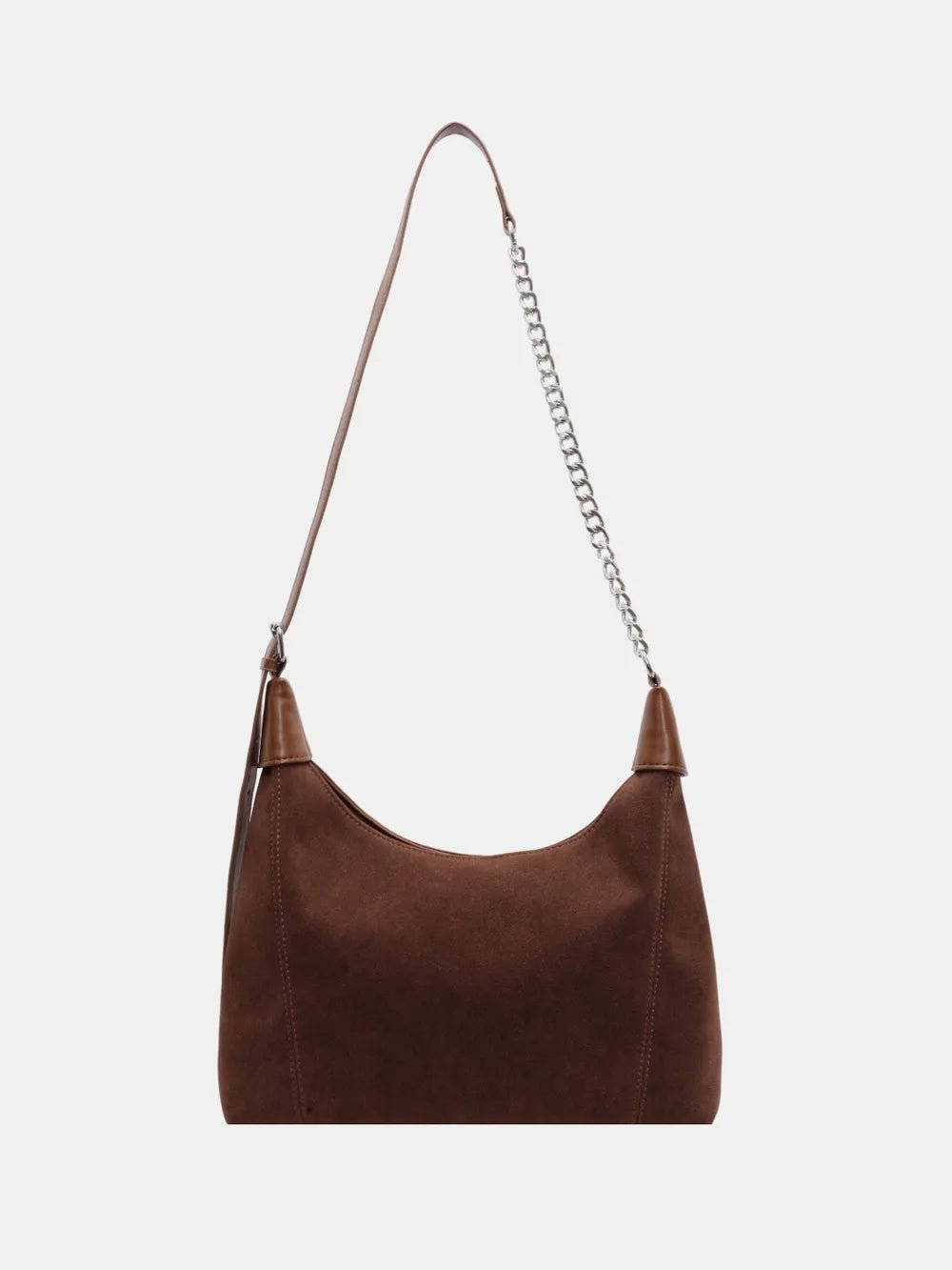 Suede Adjustable Strap Shoulder BagBag