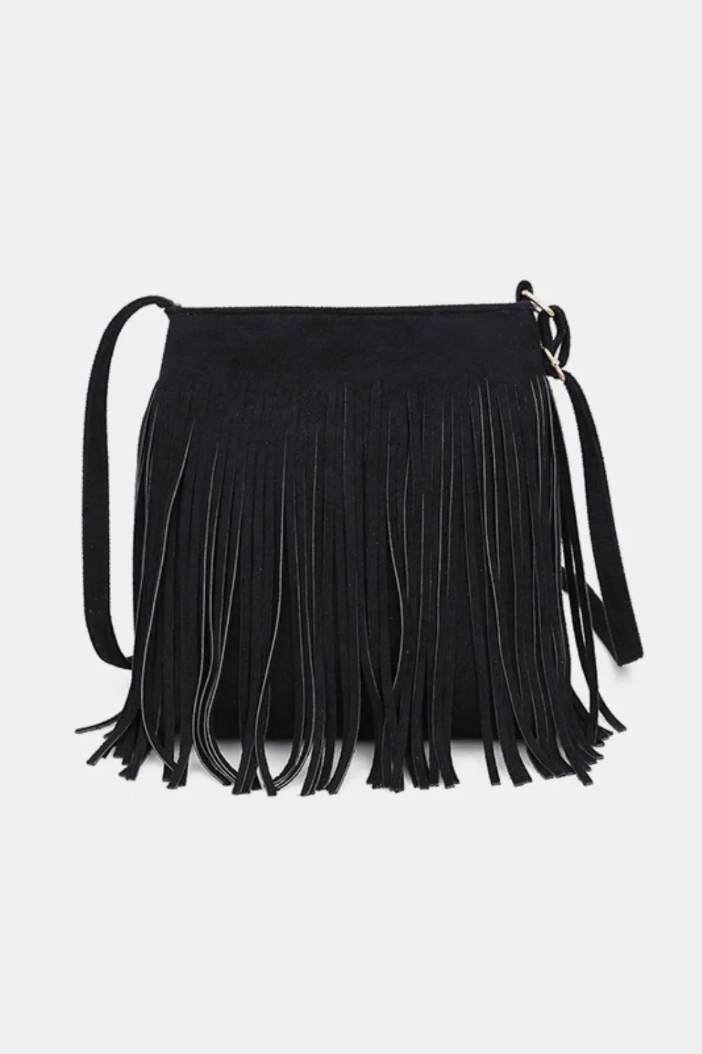 Suede Fringe Shoulder BagBag