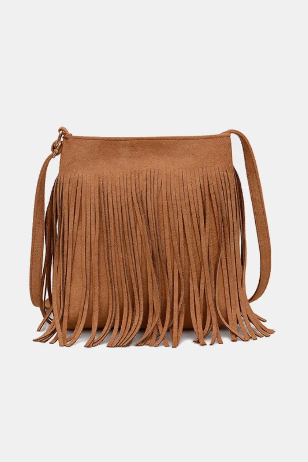 Suede Fringe Shoulder BagBag
