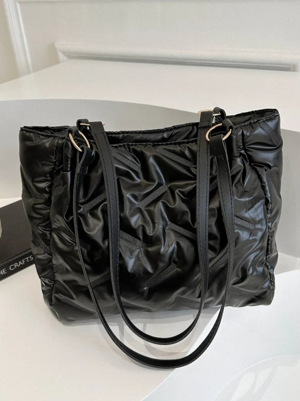 Textured Polyester Shoulder BagBag