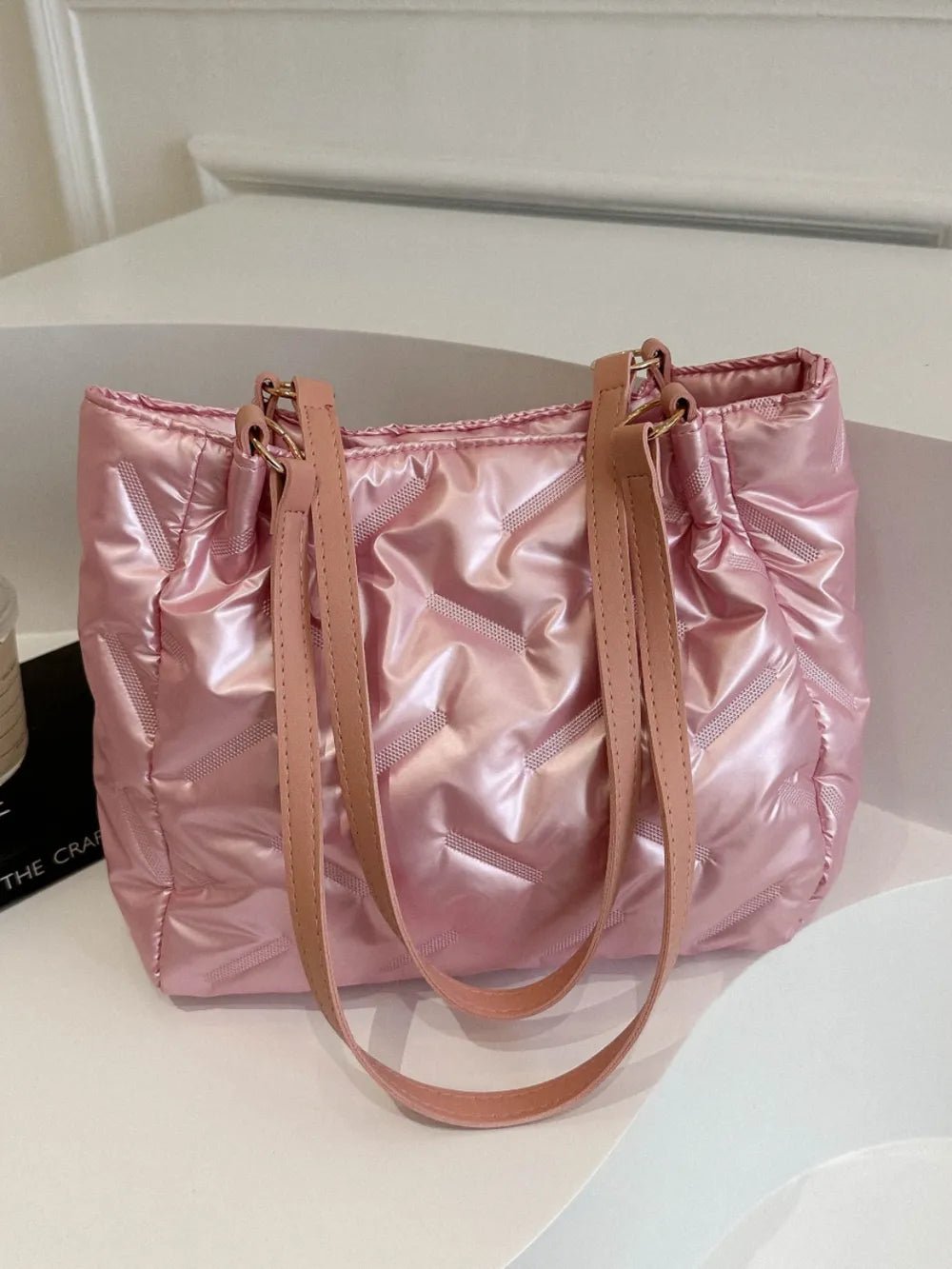 Textured Polyester Shoulder BagBag