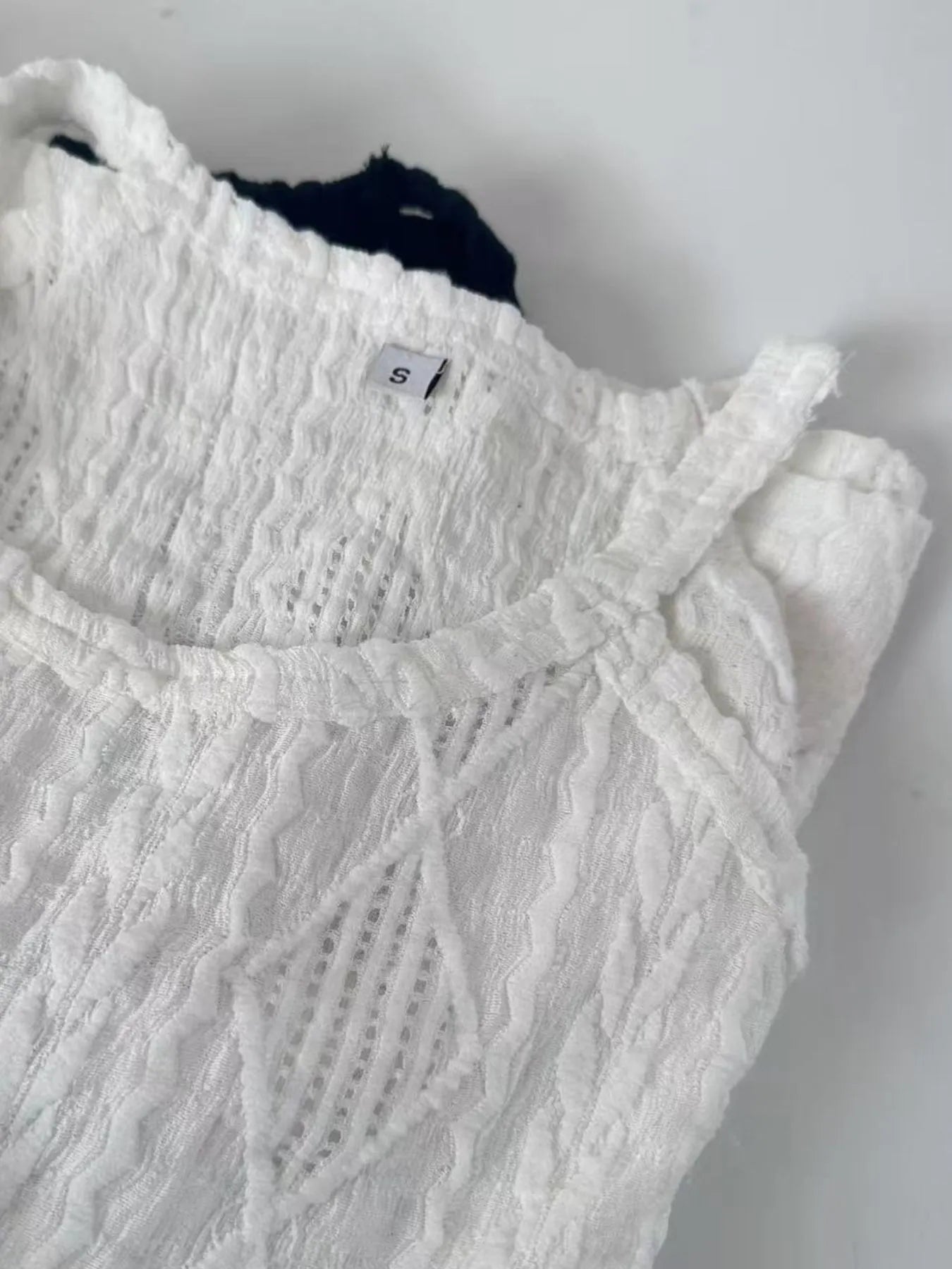 Textured Round Neck Tank