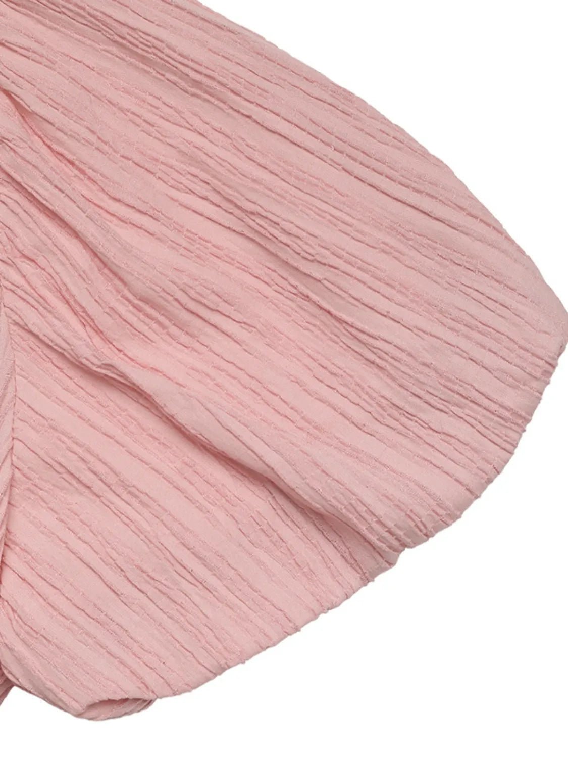 V - Neck Puff Sleeve Dress